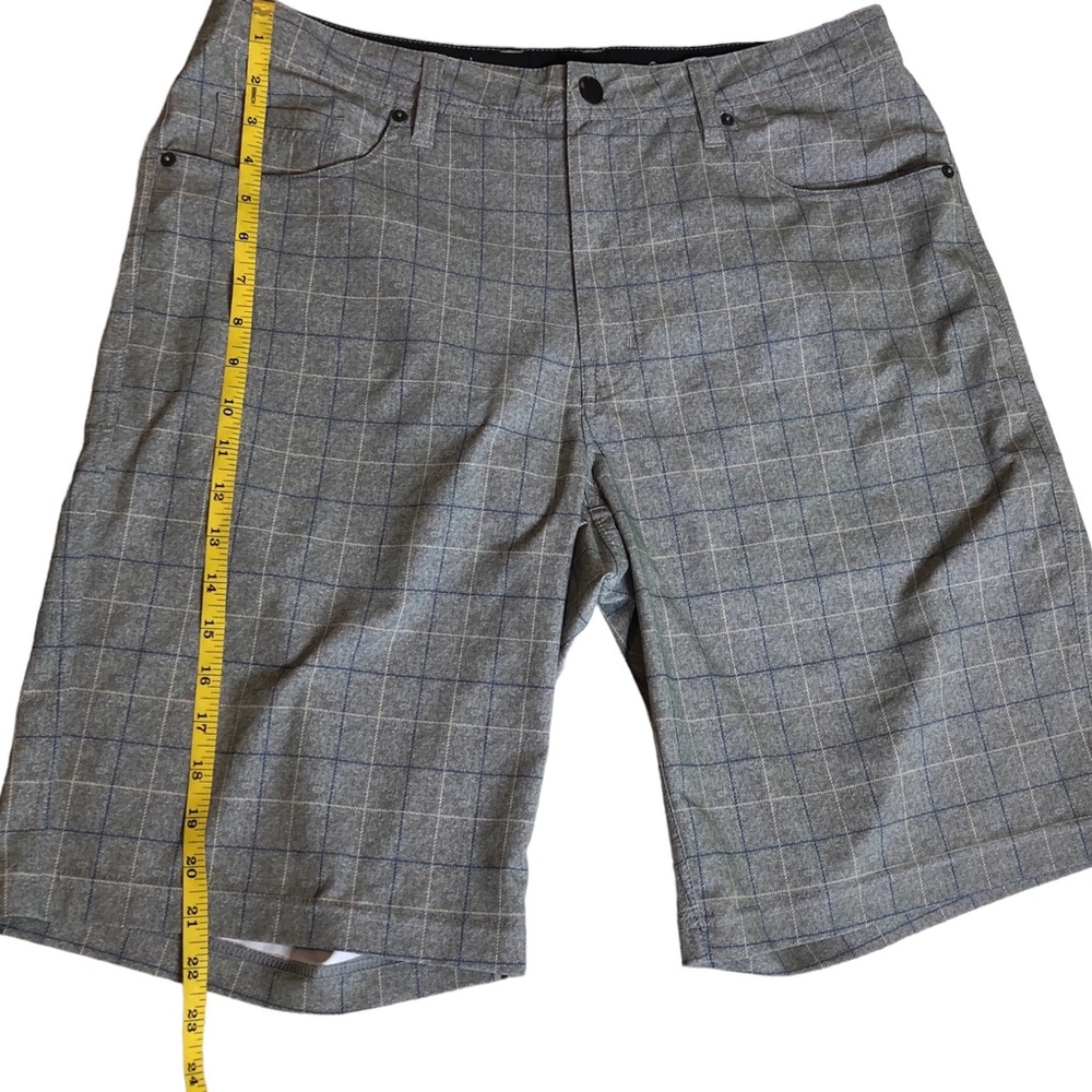 Travis Mathew grid lines grey mens golf active‎ Shorts 34